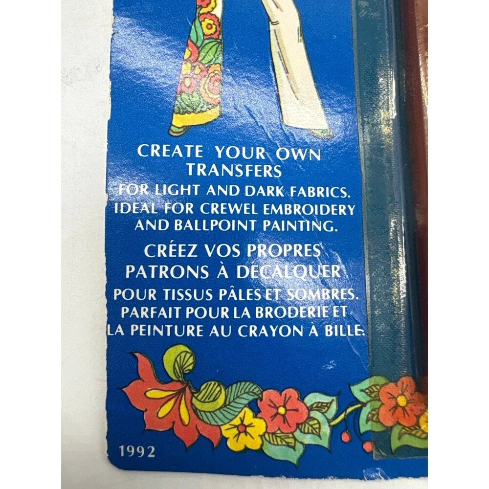 Vogart Iron On Transfer Pencils #1992 Embroidery Pattern Tracing Pencils Pack